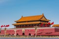 The main entrance to the Forbidden City in Beijing, China Royalty Free Stock Photo