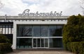 Main entrance to the headquarters of Automobili Lamborghini S.p.A. Italy