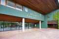 Main entrance to the headquarters at Wimbledon arena