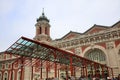 Main Entrance to the Immigration Museum at Ellis Island in Upper New York Bay. USA