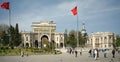 Main entrance to Istanbul University Royalty Free Stock Photo