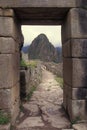 Main Entrance to Machu Picchu, Peru