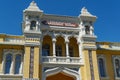 Main entrance to Main narzan baths in Indo-Saracenic style in Kislovodsk. Building is located on Kurortny Boulevard