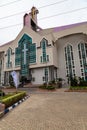 Main entrance to the new Auditorium of Deeper Life Bible Church Gbagada Lagos Nigeria Royalty Free Stock Photo
