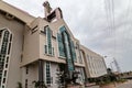 Main entrance to the new Auditorium of Deeper Life Bible Church Gbagada Lagos Nigeria Royalty Free Stock Photo