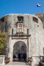 Main entrance to the Old Town of Dubrovnik called Pile Gate Royalty Free Stock Photo