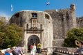 Main entrance to the Old Town of Dubrovnik called Pile Gate Royalty Free Stock Photo