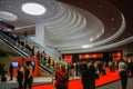 Main entrance to Oracle OpenWorld conference in Moscone convention center