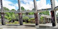 Main entrance to Te Puia Geothermal Park and Pohutu geyser Royalty Free Stock Photo