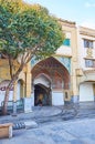 The main entrance to Tehran Grand Bazaar