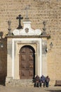 Main entrance to the town. Obidos. Portugal