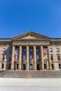 Main entrance to the Wilhelmshohe castle of Kassel Royalty Free Stock Photo