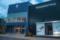 Main entrance on the Tramontina Store building