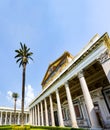 The main facade of the Basilica of Saint Paul outside the walls in Rome Royalty Free Stock Photo