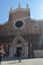 Main Facade Of The Basilica Of San Giovanni And Paolo In Campo Santi Giovanni And Paolo In Venice. Travel, holidays, architecture