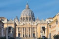 Main facade of the Basilica of St. Peter, Vatican City