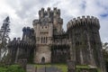 facade of butron castle on a cloudy day Royalty Free Stock Photo