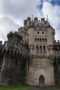 facade of butron castle on a cloudy day Royalty Free Stock Photo