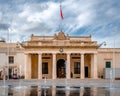 Grandmaster`s Palace in Valletta, Malta. Royalty Free Stock Photo