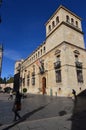 Main Facade of the Palace of the Guzmanes Headquarters of the Provincial Council of LeÃÂ³n. Architecture.