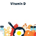 The main food sources of vitamin D. the concept of healthy eating
