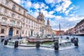 Main Fountain on Piazza Navona during a Sunny Day, Rome