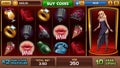 Free games screen for pin-up slots game