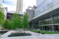 The main garden of MoMA, Museum of Modern Art in Manhattan, NYC Royalty Free Stock Photo