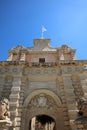 The main gate of ancient Mdina city. Malta Royalty Free Stock Photo