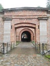 The main gate of the Boyen Fortress in GiÃÂ¼ycko, Poland