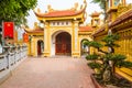 Main Gate of the Buddhist Temple Tran Quoc Pagoda, Symbol of Hanoi, Vietnam Royalty Free Stock Photo