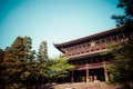The main gate of Chion-in Temple in Kyoto Royalty Free Stock Photo