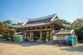 Main gate of Dalseong Park in Daegu, South Korea Royalty Free Stock Photo