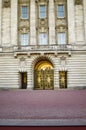 Main gate and door of the Buckingham palace Royalty Free Stock Photo