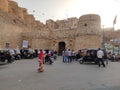 Main Gate entery in Jaisalmer fort in Rajasthan India Royalty Free Stock Photo