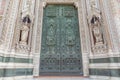 Main Gate Entrance of the Santa Maria Cathedral Dome, The Royalty Free Stock Photo