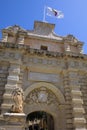 Main Gate of Mdina in Malta Royalty Free Stock Photo