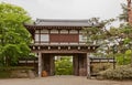 Main Gate of Kubota Castle, Akita, Japan Royalty Free Stock Photo