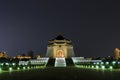 Night view of the National Taiwan Democracy Memorial Hall in Taipei, Taiwan Royalty Free Stock Photo