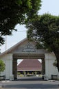 The main gate of pakualaman palace, yogyakarta