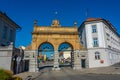 Main gate at Pilsner Urquell brewery in Pilsen, Czech republic Royalty Free Stock Photo