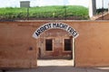 Main Gate at the Theresienstadt Concentration Camp Royalty Free Stock Photo