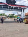 main gate to the lecture campus