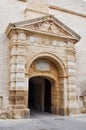 The main gate to Mdina, The Silent City, Malta Royalty Free Stock Photo