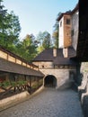 Main gate to Orava Castle, Slovakia Royalty Free Stock Photo