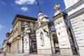 The main gate to the University of Warsaw Royalty Free Stock Photo