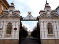 The Main Gate to the University of Warsaw Royalty Free Stock Photo