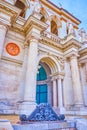 The main Gate to Varkert Bazar complex in Budapest, Hungary