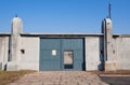 Main gates of the concentration camp Royalty Free Stock Photo