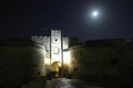 Castle under the moon